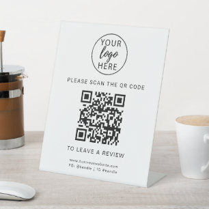 Signe De Table Enseigne sur pied avec logo d'entreprise personnal