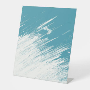 Signe De Table Enseigne sur Pied en Plastique 25x30 cm