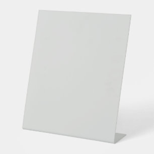 Signe De Table Enseigne sur piédestal personnalisée en blanc plat