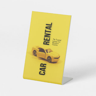 Signe De Table Enseigne sur socle