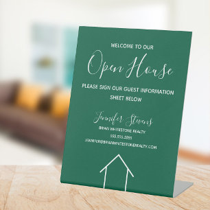 Signe De Table Entreprise de biens immobiliers personnalisée Gree