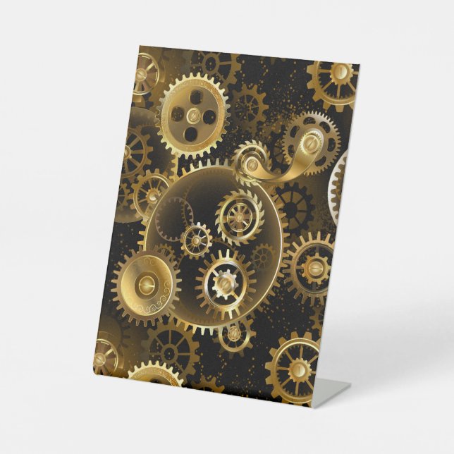 Signe De Table Équipements en laiton sans vapeur (Recto)