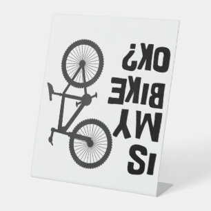 Signe De Table Est Mon Vélo OK Funny VTT