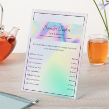 Esthétique Moderne Dégradé Holographique Minimal
