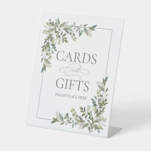 Signe De Table Eucalyptus Botanique Sage Vert Mariage Cadeau