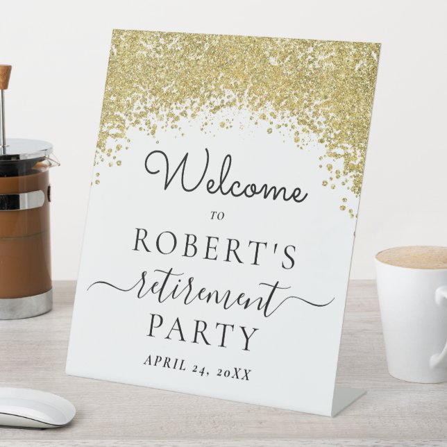 Signe De Table Eucalyptus Gold Elegant Retraite Party Bienvenue (In SItu)