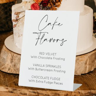 Signe De Table Événements Mariages Cake Flavours