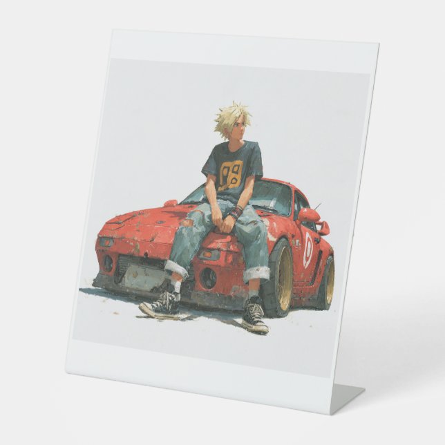 Signe De Table expositor en l de coche modificado (Recto)