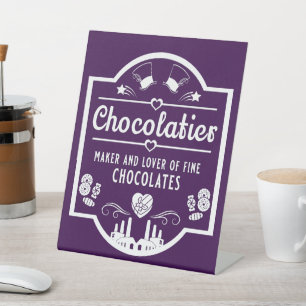 Signe De Table Fabricant de chocolatier