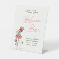 Fairy First Vintage Floral Birthday Bloom Bar