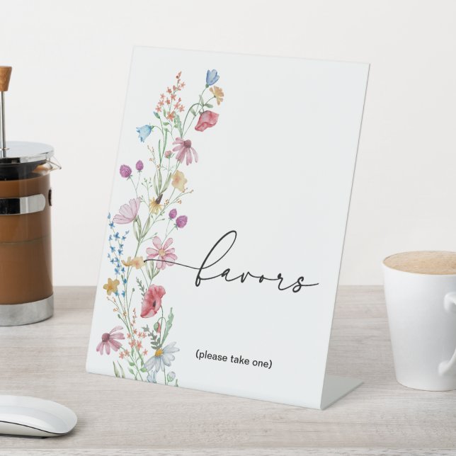 Signe De Table Faveurs fleurs sauvages (In SItu)