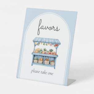 Signe De Table Favoriser le Baby shower du marché des fermiers bl