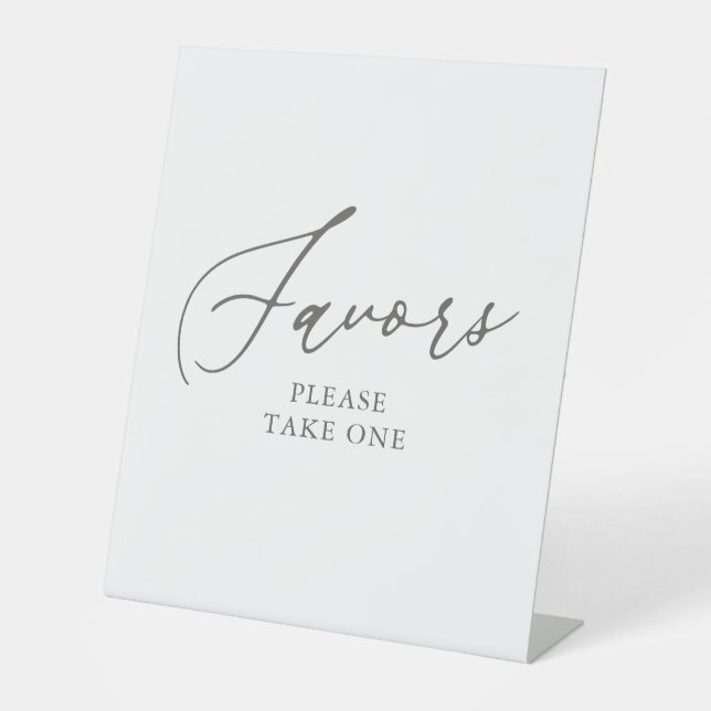 Signe De Table Favoriser S'Il Vous Plaît Prendre Un Mariage (Recto)