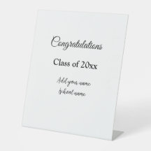 Félicitations de graduation simples clas d'ajout m