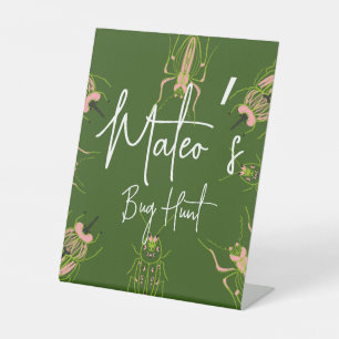 Signe De Table Fête d'anniversaire de l'insecte des insectes