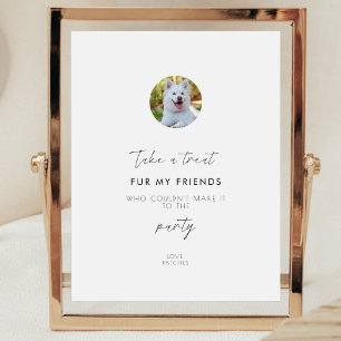 Signe De Table Fête des animaux Favoriser Biscuit Bar DogTreat Ma