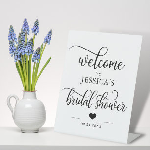Signe De Table Fête des mariées de bienvenue AFFICHE DE BIENVENUE
