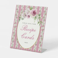 Fête des mariées des cartes de recettes Floral Gar