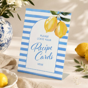 Signe De Table Feuille de citron italienne laissez votre recette