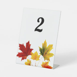 Signe De Table Feuilles vintages