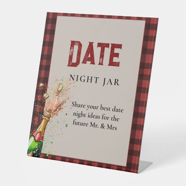 Signe De Table Flannel & fizz winte Fête des mariées Date Idées S (Recto)