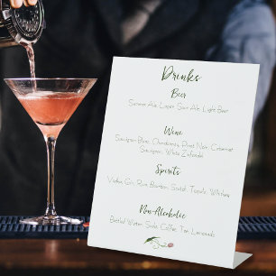 Signe De Table Fleur de tulipe rose