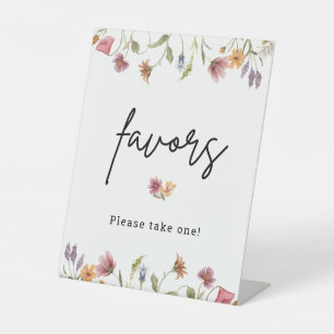 Signe De Table Fleur sauvage Printemps S'Il Vous Plaît Prendre Un