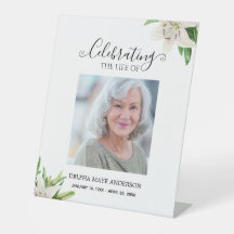Floral Elegant Celebrating of Life 