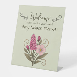 Signe De Table Floral Notes & Daily Planning-florist
