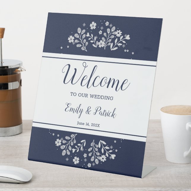 Signe De Table Flore blanche (In SItu)