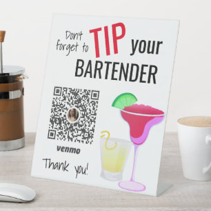 Signe De Table Fournitures de vente Astuce votre barman
