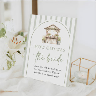 Signe De Table Fraîchement sur le marché Quel âge avait la mariée
