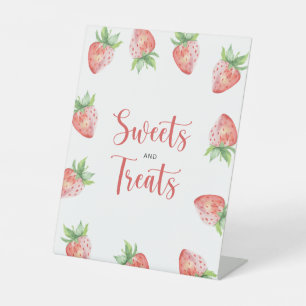 Signe De Table Fraise - bonbons et friandises baby shower