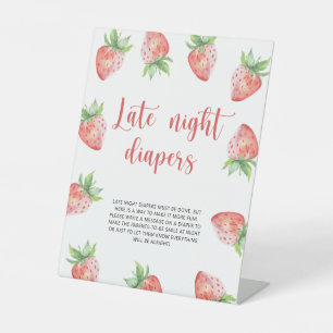 Signe De Table Fraise \ Jeu de couches tard la nuit