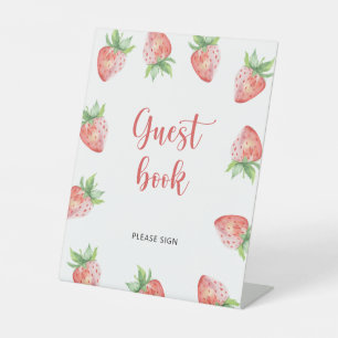 Signe De Table Fraise sucrée \ Livre d'or
