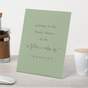 Signe De Table Futur Mme Nom Script Sage Fête des mariées de bien