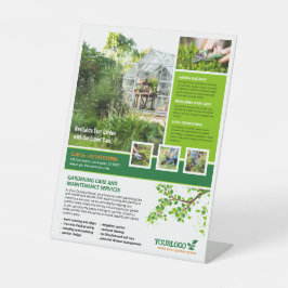 Signe De Table Gardener, Garden Center, Garderie de pelouse