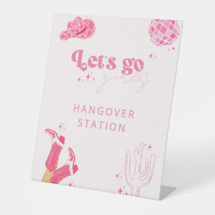 Signe De Table Gare de Hangover Disco Rodeo de dernière Disco