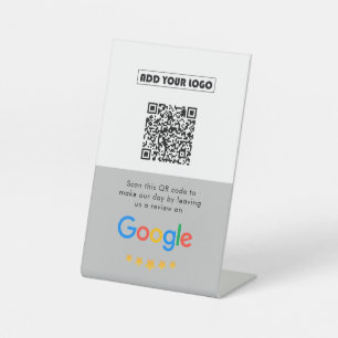 Signe De Table Google Avis   Business Review Link QR Code