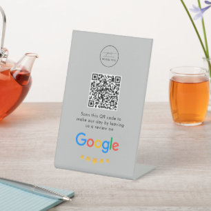 Signe De Table Google Avis Business Review Link QR Code