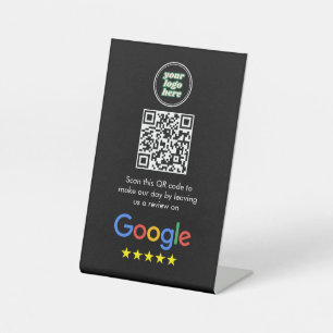 Signe De Table Google Avis Business Review Link QR Code