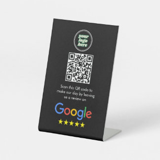 Signe De Table Google Avis | Business Review Link QR Code
