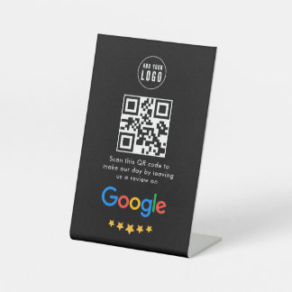 Signe De Table Google Avis | Business Review Link QR Code