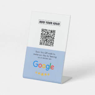 Signe De Table Google Avis   Business Review Link QR Code