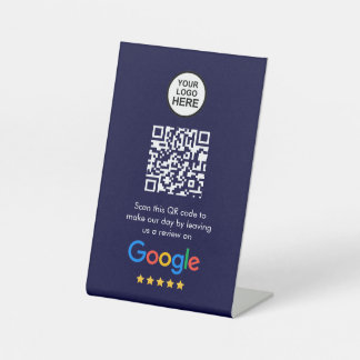 Signe De Table Google Avis | Business Review Link QR Code