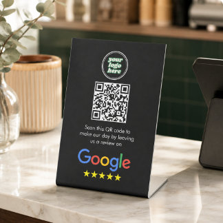 Signe De Table Google Avis | Code QR de lien d'avis sur l'entrepr