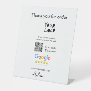 Signe De Table Google examen logo entreprise site Web scanner cod