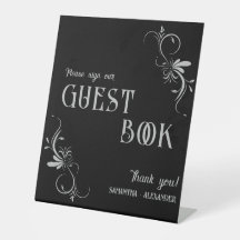 Gothique Silver Grey Whimsigoth Mariage livre d'hô