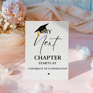 Signe De Table Graduation minimaliste moderne Mon prochain chapit