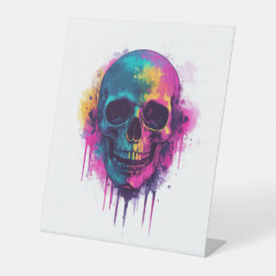 Signe De Table Graffiti Skull Rebel